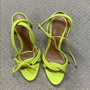 Schutz neon heel sandal
